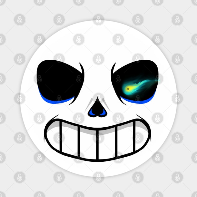 Sans Judgement Magnet by CherryCloudsDesigns